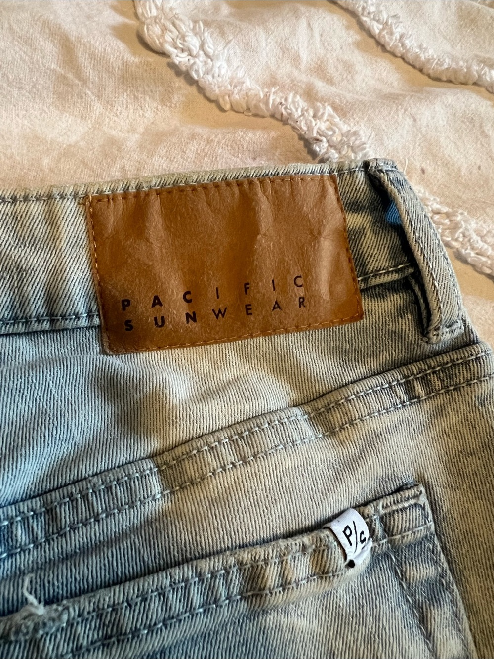 Pacific Sunwear Light Wash Skinny Jeans